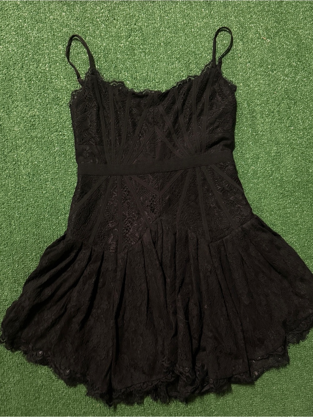 NBD Black Lace Mini Dress
